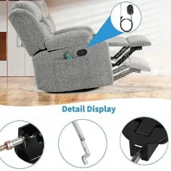 Universelle reservedele til lænestolshåndtag, kabel, metalsofa, spærreudløser, træk passer til Ashley sofastol