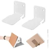 Usynlig Væghylde Bogreol - 2 Stk. Multifunktionelle Flydende Boghylder i Metal med Skjult Beslag, kompatibel med Hjemmekontor, Klasseværelse og Bo