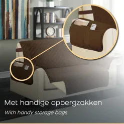 Vandafvisende betræk til loveseat-sofa, 223x177 cm