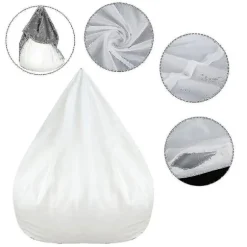 Vandtæt Inderbetræk til Lazy Bean Bag Sofa, Uden Fyld - Størrelse 100x120 cm (FMY)