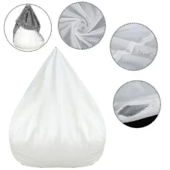 Vandtæt Inderfor til Lazy Bean Bag Sofa, Uden Fyld - Størrelse 100x120 cm