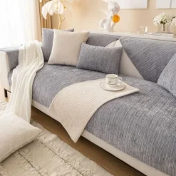 Vandtæt L-formet sofabetræk, hjørnesofa, anti-snavs, sofabetræk, A-70x150cm