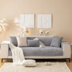 Vandtæt L-formet sofabetræk, hjørnesofa, anti-snavs, sofabetræk, A-70x150cm