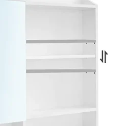 VASAGLE Sminkbord, Træplade. Bordstørrelse: 70 x 40 x 136 cm