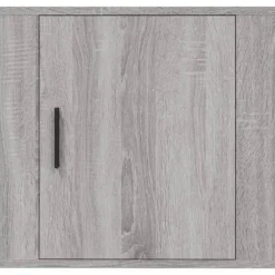 Væghængt natbord - Eksklusivt Hus - Sonoma grå - Flydende - 50x30x47 cm Sonoma grå
