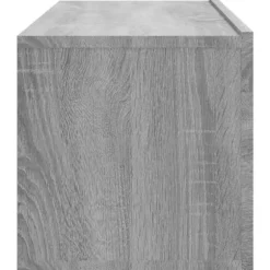 Væghængt TV-møbel - Eksklusiv Hus - Sonoma grå - 100 x 30 x 30 cm - Sæt 4 sonoma grå