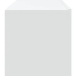 Væghængt TV-møbel - Maison Exclusive - Hvid - Ingeniørtræ - 100x30x30 cm (sæt af 4) Vit