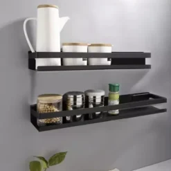 Væghylde / Badeværelseshylde - Hylde til Badeværelse Black
