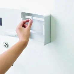 Vægmonteret Nøgleholder til Entré Magnetisk Nøglestativ Nøgleskab Nøgleringsholder Organizer Hvid