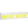 Vægmonteret TV-bord med RGB LED til 55-60 tommer TV