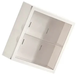 Vægmonteret Vitrineskab Blind Box Figurer Display Case Håndværksopbevaring Display Rack Støvtæt Dukkelegetøjsopbevaringsboks Hvid