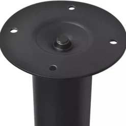 vidaXL Justerbare bordben 2 stk. 710 mm-1100 mm sort Black Svart