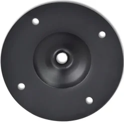 vidaXL Justerbare bordben 2 stk. 710 mm-1100 mm sort Black Svart