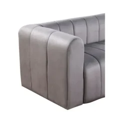 Vinkelsofa i velour 