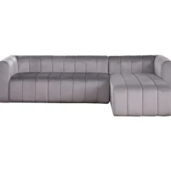 Vinkelsofa i velour 