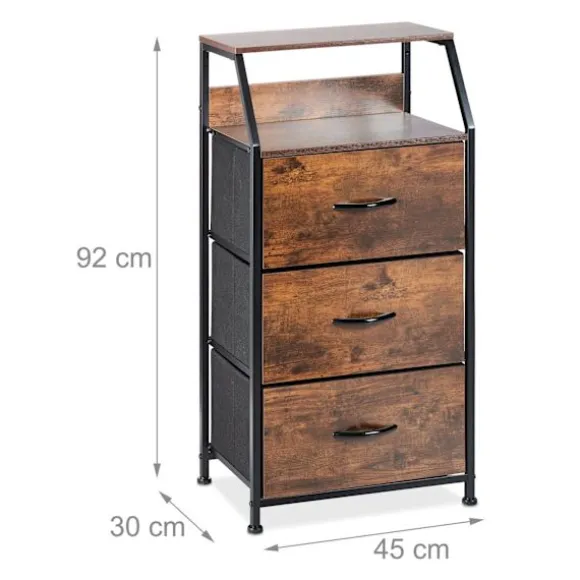 Vintage hylde i industrielt design