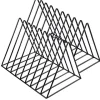 Vinylholder til opbevaring af plader, 2-pak