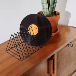 Vinylholder til opbevaring af plader, 2-pak