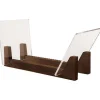 Vinylplade opbevaringsholder Stor kapacitet Akryl ender Display stativ Træ Lp Vinyl Album Desktop