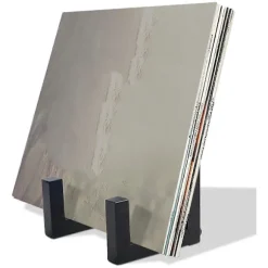 Vinylplade Opbevaringsholder, Sort LP Pladeholder, Metal Album Opbevaring til Vinylplader Pladeudstillingsstativ
