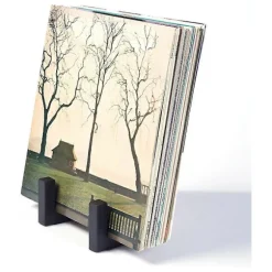Vinylplade Opbevaringsholder, Sort LP Pladeholder, Metal Album Opbevaring til Vinylplader Pladeudstillingsstativ