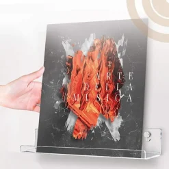 Vinylplade Væghylde Sæt med 6 Albumholdere til Ophængning på Vægge - Hylder til Album eller Børnebøger