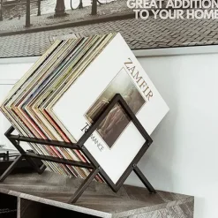 Vinylpladeopbevaring – matsort vinylpladeholder 80 til 10