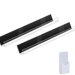 Whiteboard Magnetisk Bogreol Bog Display Rack TRANSPARENT Transparent