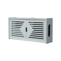 Wifi Router Opbevaringsboks Væghængende Hylde Træbeslag Gratis Punching Organizer 2