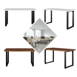 2X bordstel, bordben, bordben, bordben, bordløbere, bænk, sofabord, loft 43X41cm