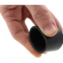 16x Gummi Møbelfødder Dutter Hætter - Mange Størrelser & Farver Tilgængelige - Ideel til Borde & Stole 25 mm Black