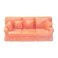 5x Simuleret 1:64 Umalet Nordisk Sofa Dioramaer Skrivebordsdekoration Samlinger