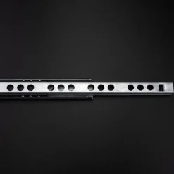 X Skuffeskinner - Skuffeskinne - 17mm X 246mm - Skuffeskinne - Glidebane - Galvaniseret Stål Delvis Udtræksskinner (1 Par)
