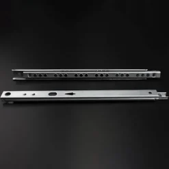 X Skuffeskinner - Skuffeskinne - 17mm X 246mm - Skuffeskinne - Glidebane - Galvaniseret Stål Delvis Udtræksskinner (1 Par)