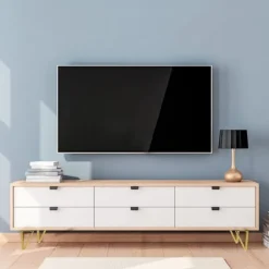 4x Trekantede Metalbordben 15cm Moderne Stil Møbelben f