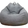 {xj}39,4'' x 47,2'' Stor Sækkestol Fodskammel Sofa Betræk Høj Gamer Indendørs Lazy Sækkestol (Uden Fyldning)