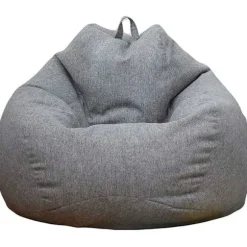 {xj}39,4'' x 47,2'' Stor Sækkestol Fodskammel Sofa Betræk Høj Gamer Indendørs Lazy Sækkestol (Uden Fyldning)